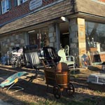 12/21 @ 1:26 wheelchair A-2 to east to Oxford Avenue, right to light, Tyson Ave, right to climbing top Rising Sun Ave in corner, old Asian woman, Junk Store! 