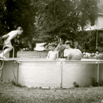 backyard, summe, 1961