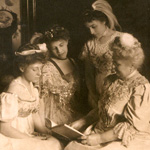 Anna Koonz and three daughter (L, R); Clarice, Anna, and Beatrice.
