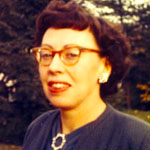 Dorothy, 1962, back yard