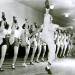Russell Markert & The 36 Rockettes, rehearsal, 1935.