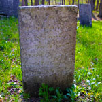 My Great-great-great-great grand parent, John and Abigail Akin Toffey, backyard, Quaker Hill. 