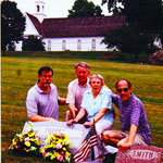 Christ Chruch, Quaker Hill, Pawling, NY, corner: Dad - William Vermilye Toffey III.