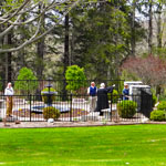 New, Spring, 2013, bronze Memoral Garden Plaque , Christ Church, in Pawling