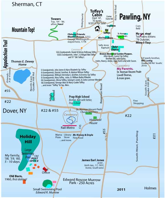 Pawling, NY: North, South, East, West