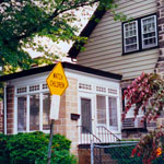 Hampton Rord, Upper darby, PA, 1996, Frond yard.