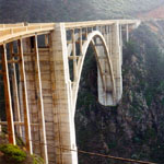 North to San Francisco, Route 1, Thursday, bridge architecture, ivory!