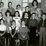 First grade in Spring Valley School.